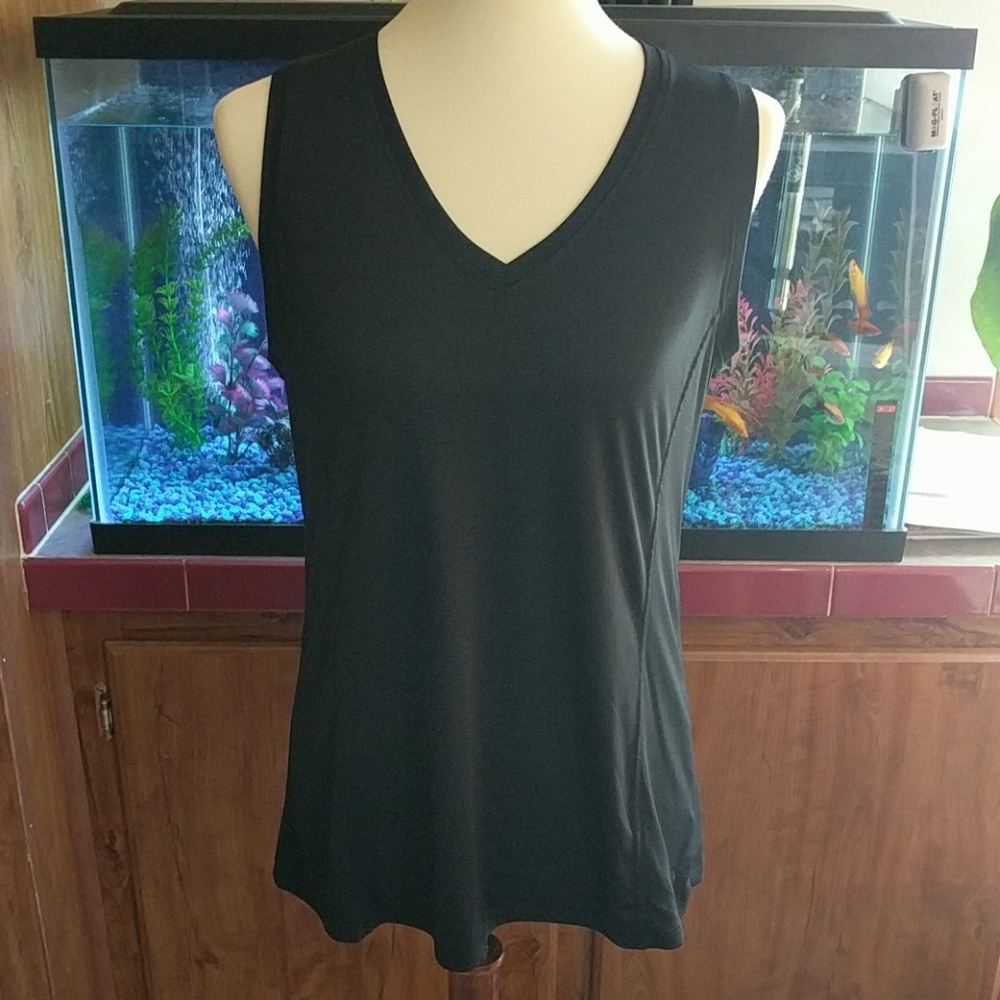 Black Champion sleeveless sports shirt